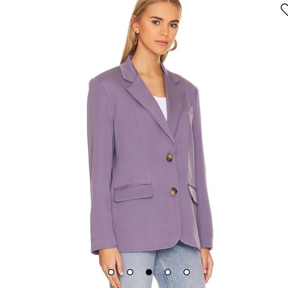 NWT SNDYS x Revolve Axel Blazer Blue Lavender XS - Picture 12 of 16